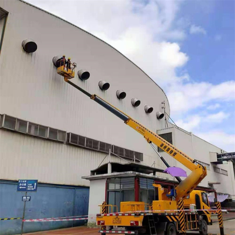 唐山曹妃甸高空作业车出租服务：专业广告牌安装解决方案